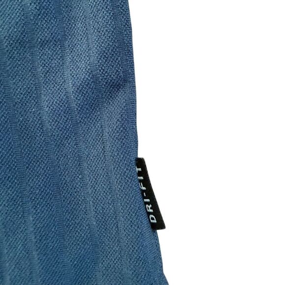 Nike Golf Polo Shirt Mens Size 2XL Dri Fit Short Sleeve Navy Blue Solid - Picture 6 of 12